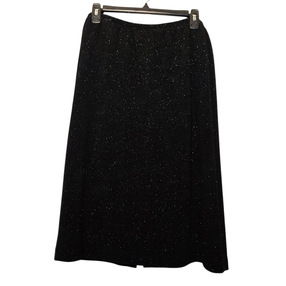 Ronni Nicole Elegant Black Sparkle Skirt 18W EUC